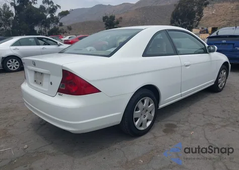 2002 Honda Civic Ex z USA, uszkodzony, nr VIN 1HGEM22952L087947